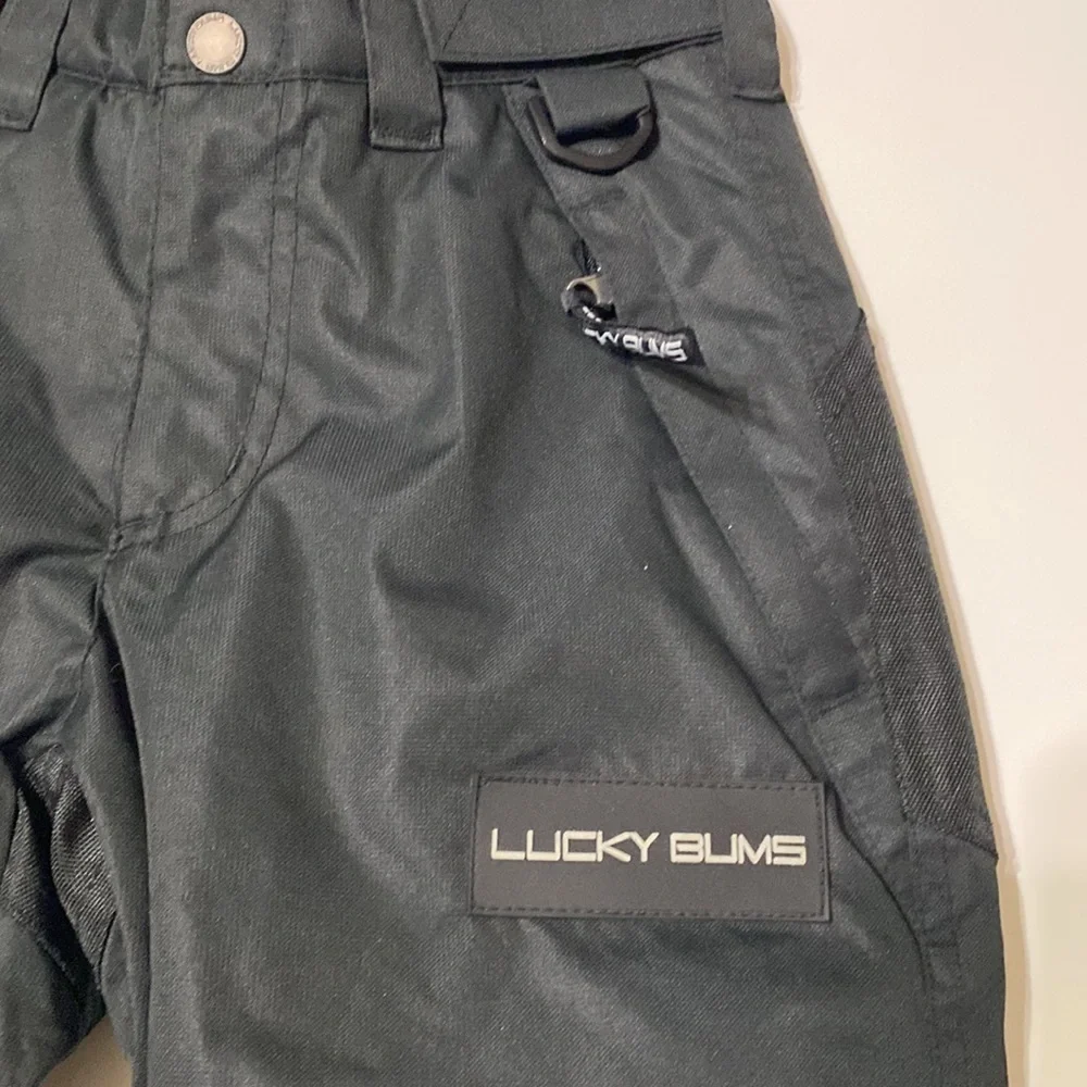 Lucky bums kids snow pants size XS youth black new
